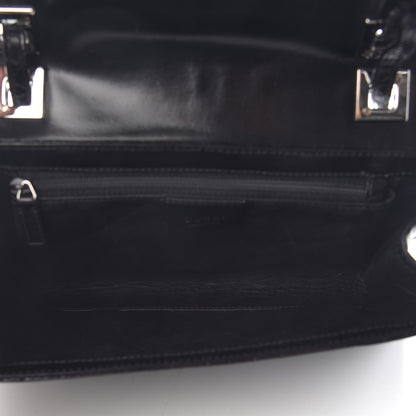 Gucci Alligator Shoulder Bag Black 4 of 10