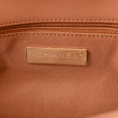 Chanel Lambskin Quilted Large Chanel 19 Flap Brown 6 of 11