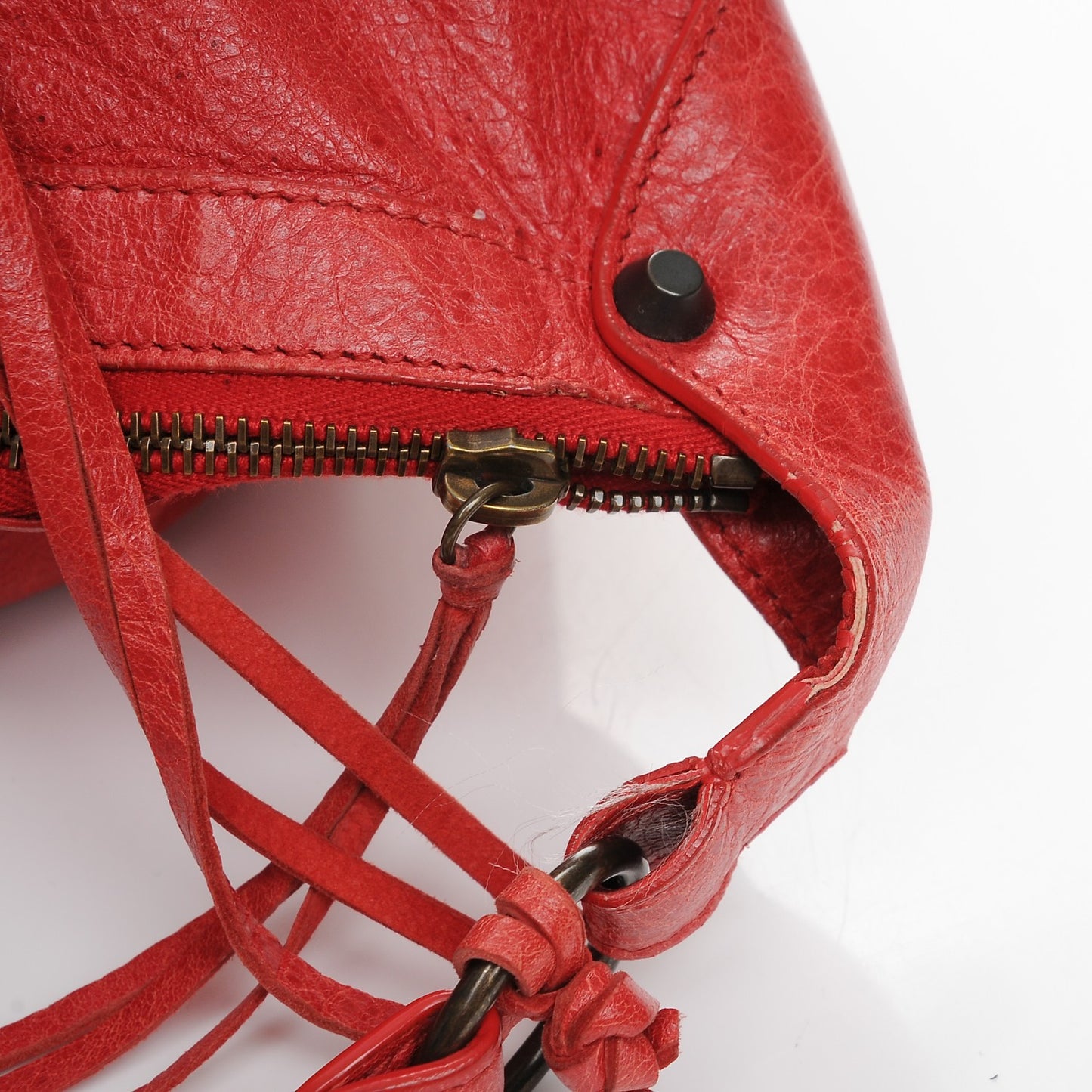 Agneau Classic Hardware Day Hobo Coquelicot