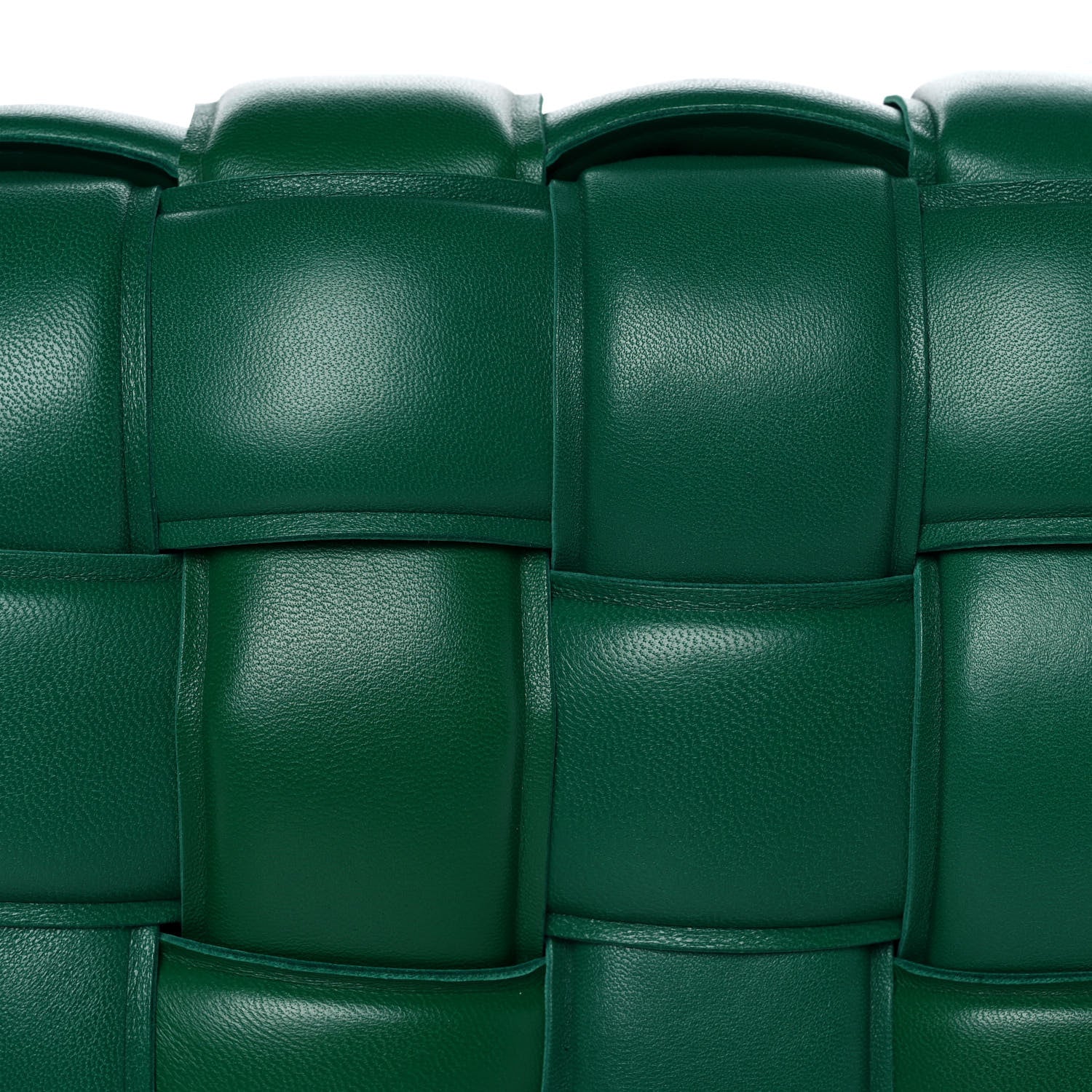 Bottega Veneta Nappa Maxi Intreccio Padded Cassette Crossbody Bag Racing Green 9 of 9