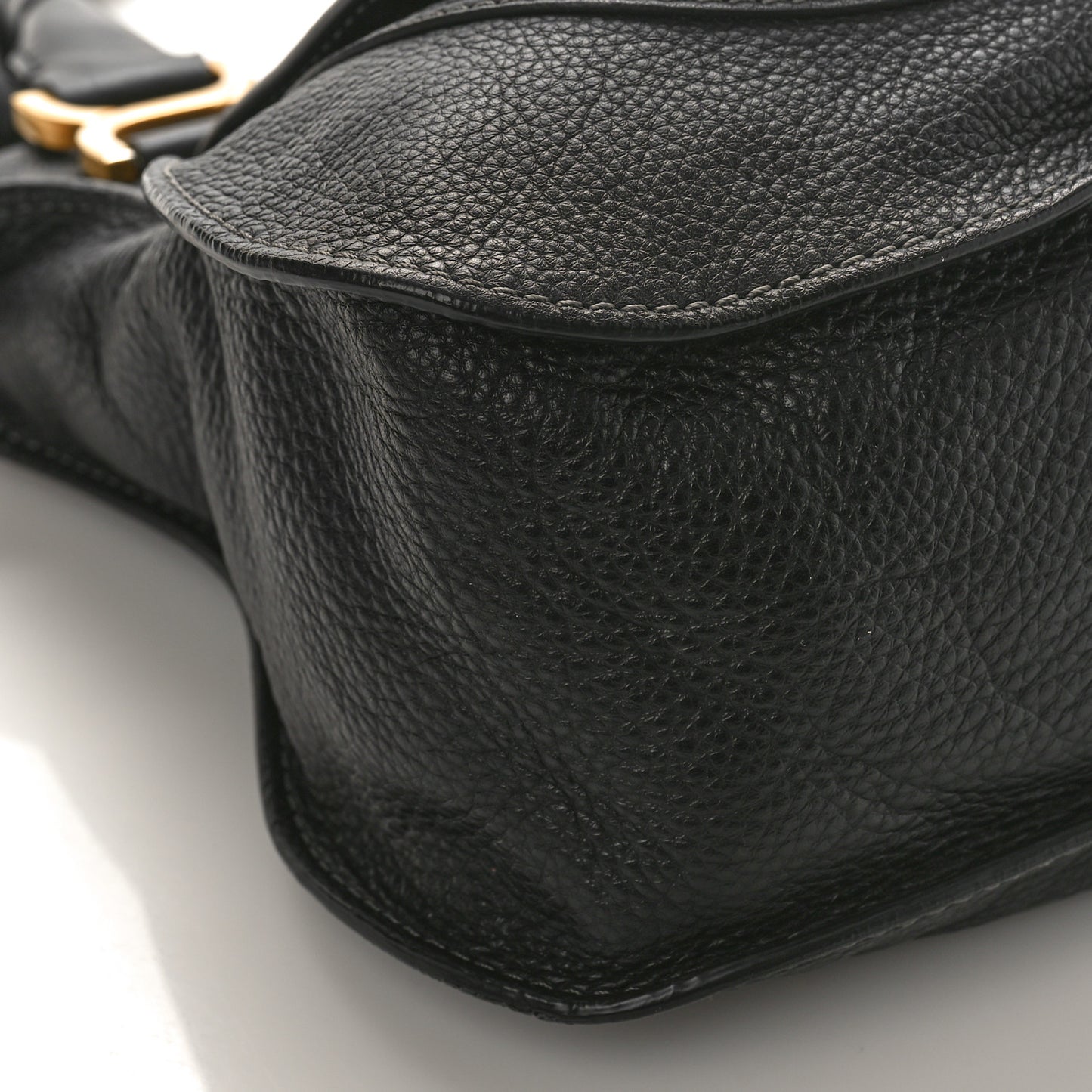 Calfskin Medium Marcie Satchel Black