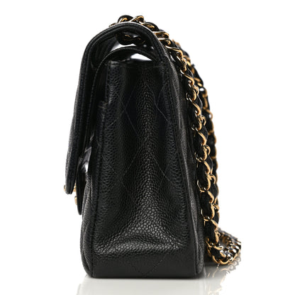 Chanel Caviar Quilted Small Double Flap Black 12 of 19