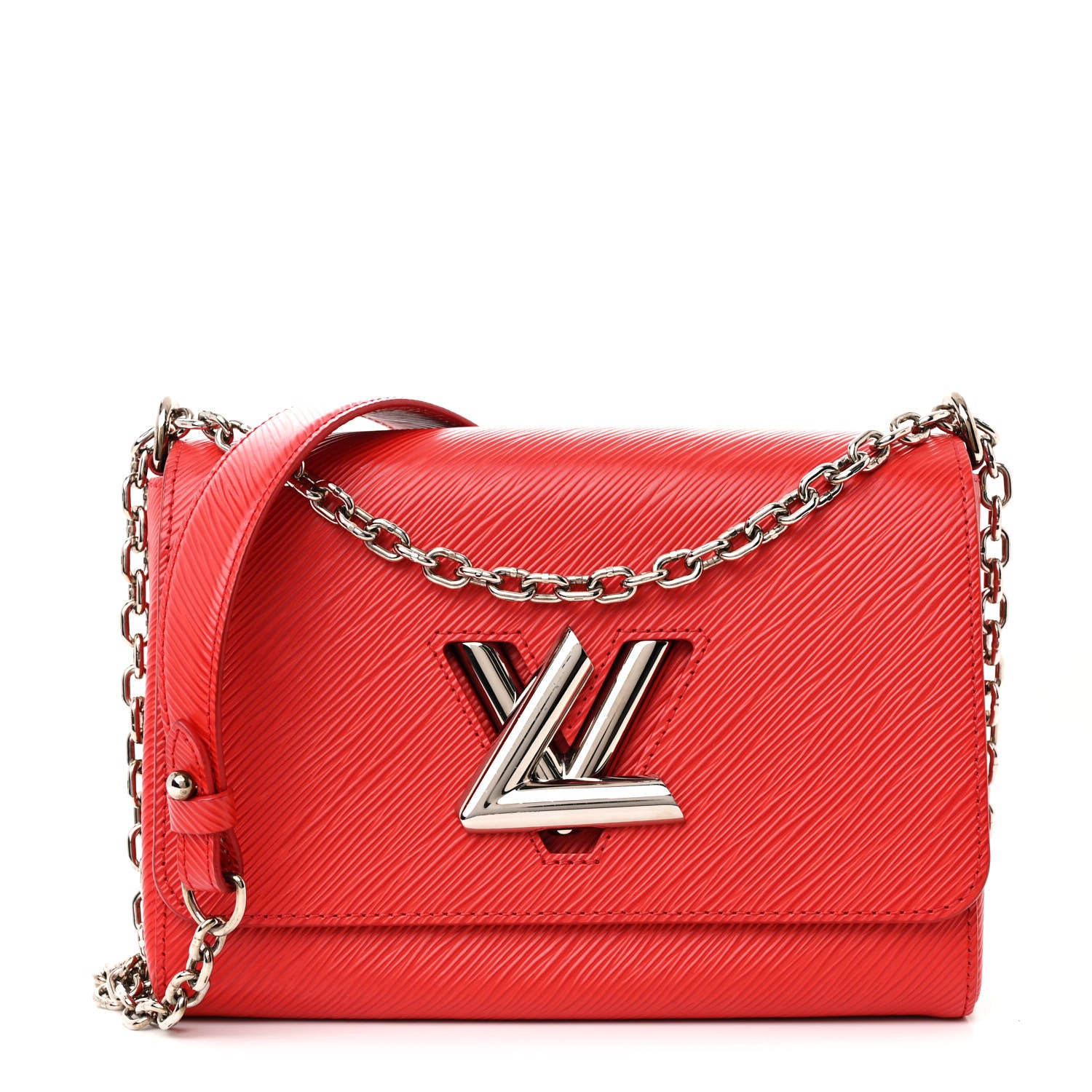 Louis Vuitton Epi Twist Shoulder Bag MM Coquelicot 1 of 10