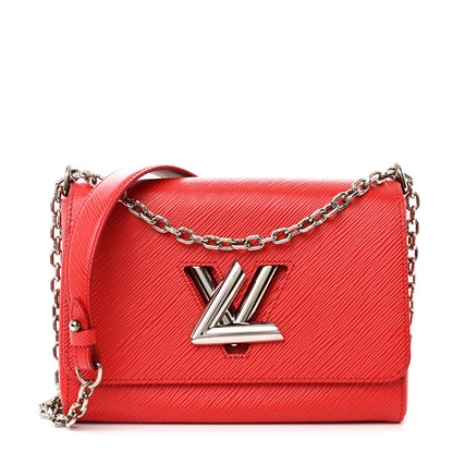 Louis Vuitton Epi Twist Shoulder Bag MM Coquelicot 1 of 10