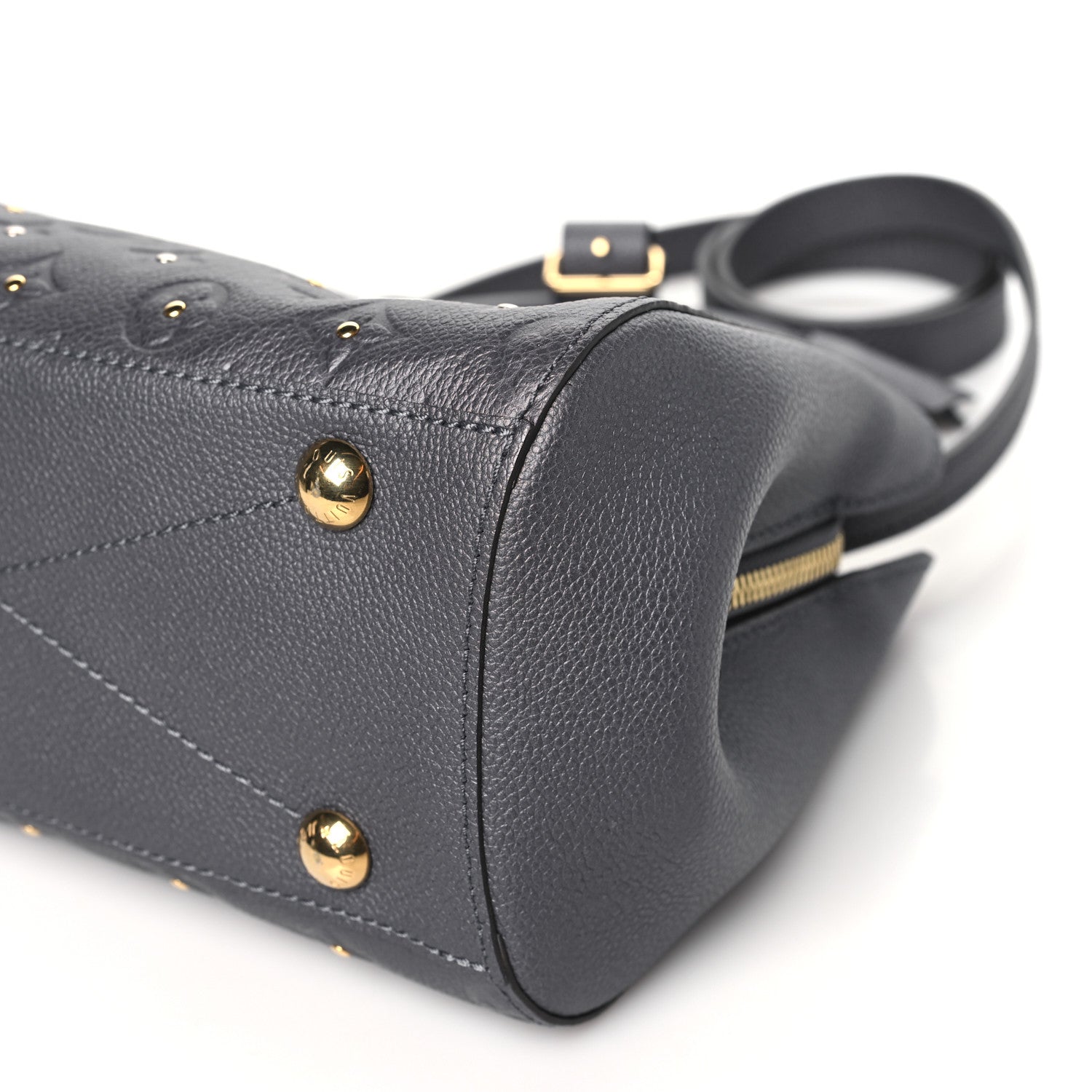 Louis Vuitton Empreinte Studded Montaigne BB Gris Silver 9 of 9