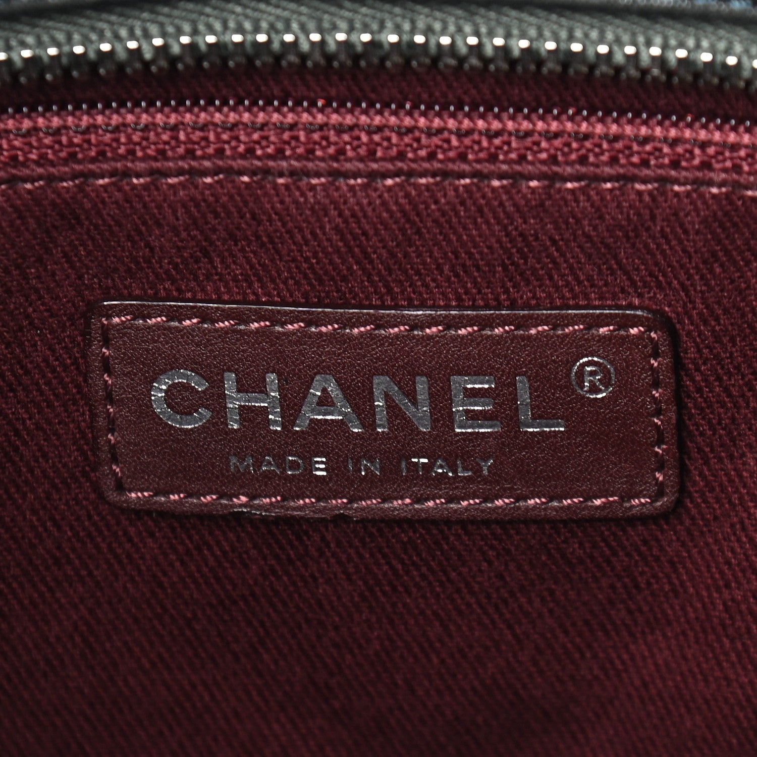 Chanel Iridescent Calfskin In the Mix Tote Dark Green 6 of 10