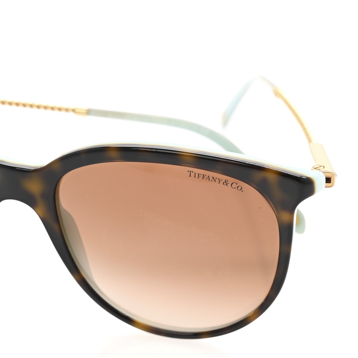 Acetate Metal TF4087-B Sunglasses Brown Blue