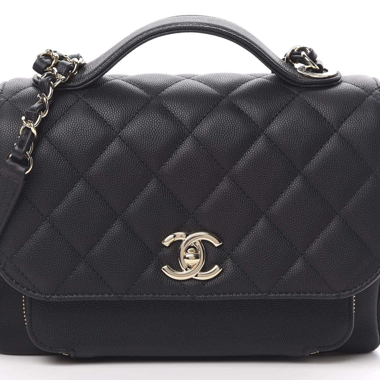 Chanel Caviar Quilted Medium Business Affinity Flap Black 9 of 12