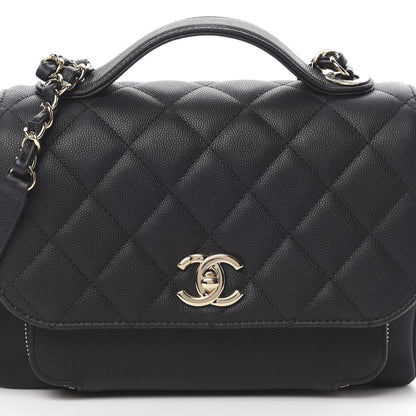 Chanel Caviar Quilted Medium Business Affinity Flap Black 9 of 12