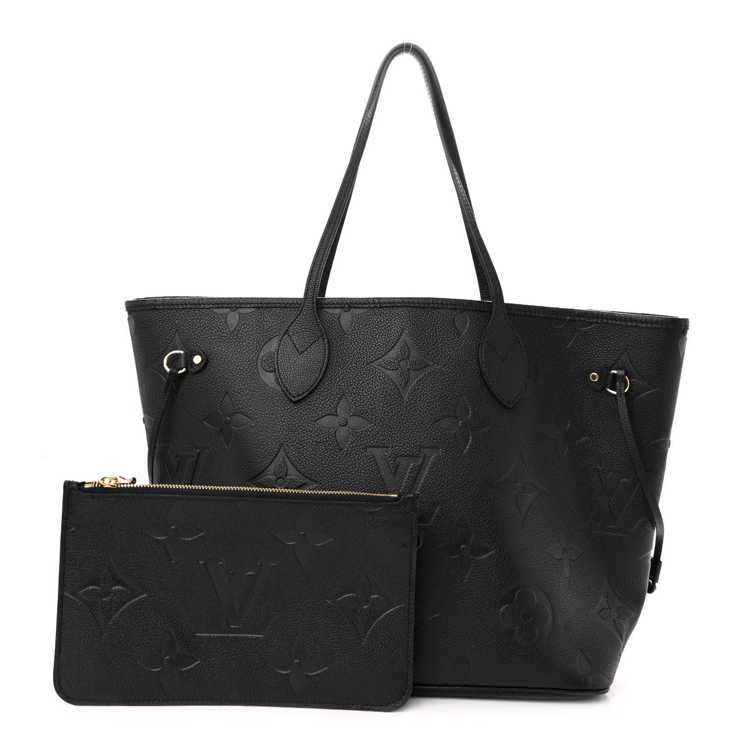 Louis Vuitton Empreinte Monogram Giant Neverfull MM Black 1 of 11