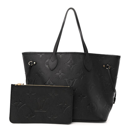Louis Vuitton Empreinte Monogram Giant Neverfull MM Black 1 of 11