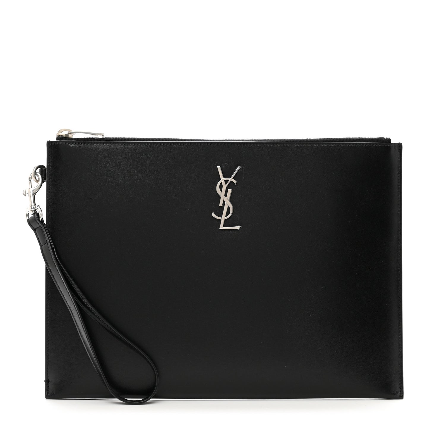 Calfskin Cassandre Tablet Pouch Black Black