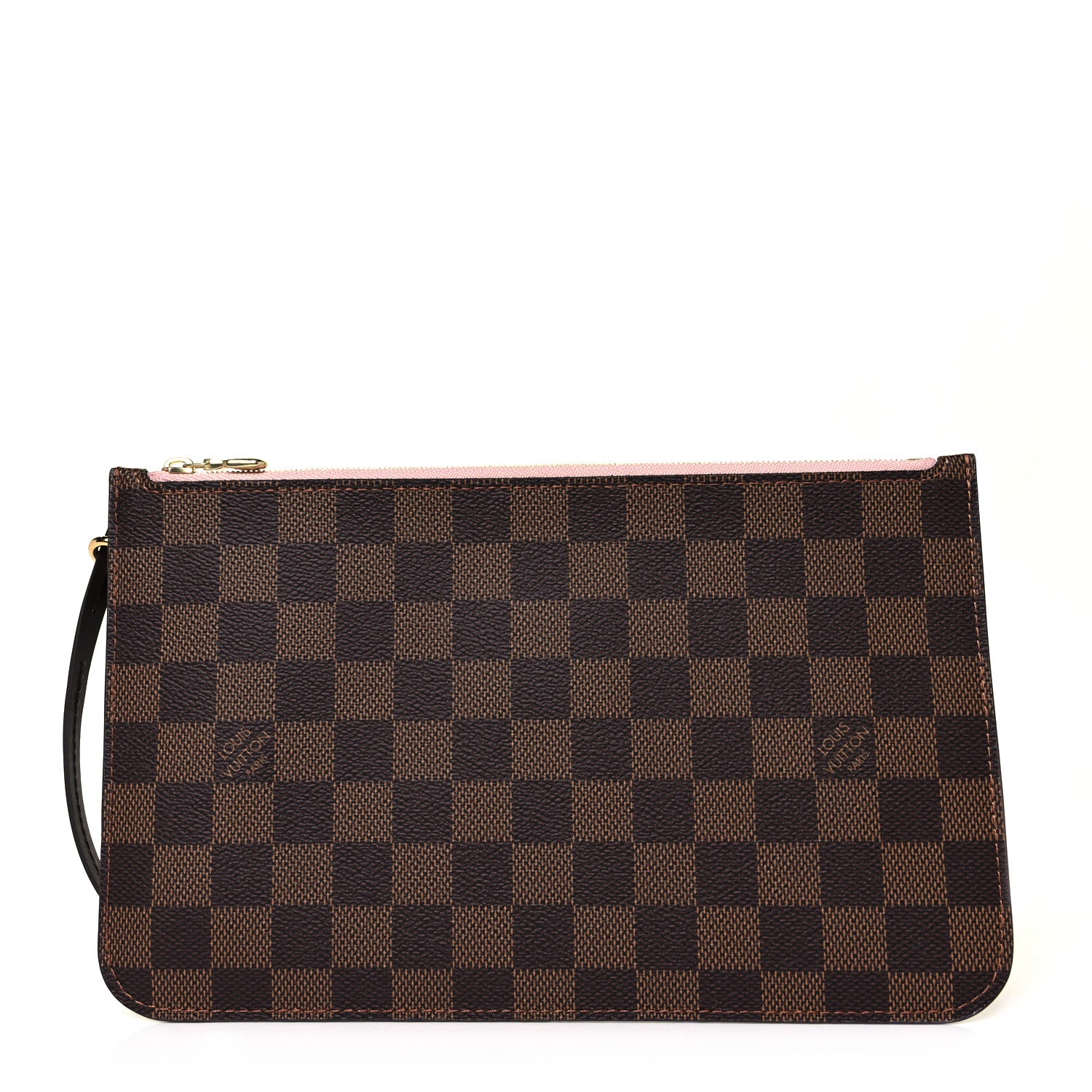 Louis Vuitton Damier Ebene Neverfull MM GM Pochette Rose Ballerine 1 of 8