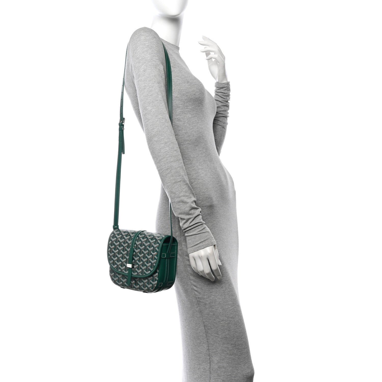 Goyard Goyardine Belvedere II PM Messenger Bag Green 2 of 13