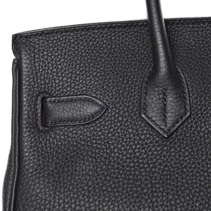 Hermes Togo Birkin 30 Black 7 of 32
