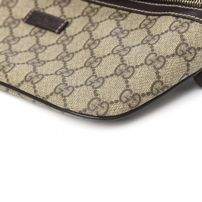 Gucci GG Supreme Monogram Belt Bag Dark Brown 9 of 10