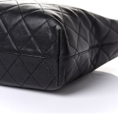 Chanel Caviar Quilted Shopping Tote Black 10 of 10