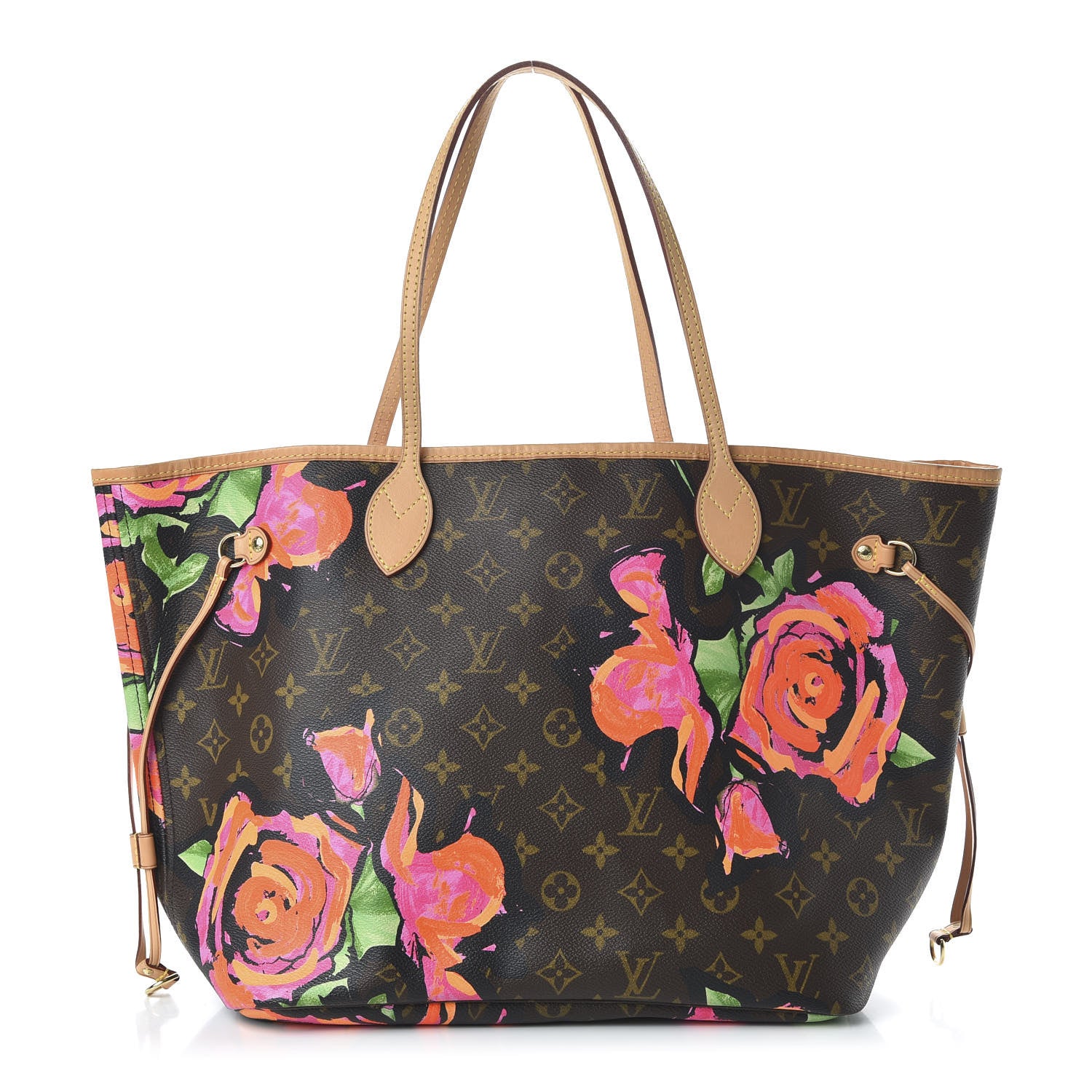 Louis Vuitton Monogram Roses Neverfull MM 1 of 10