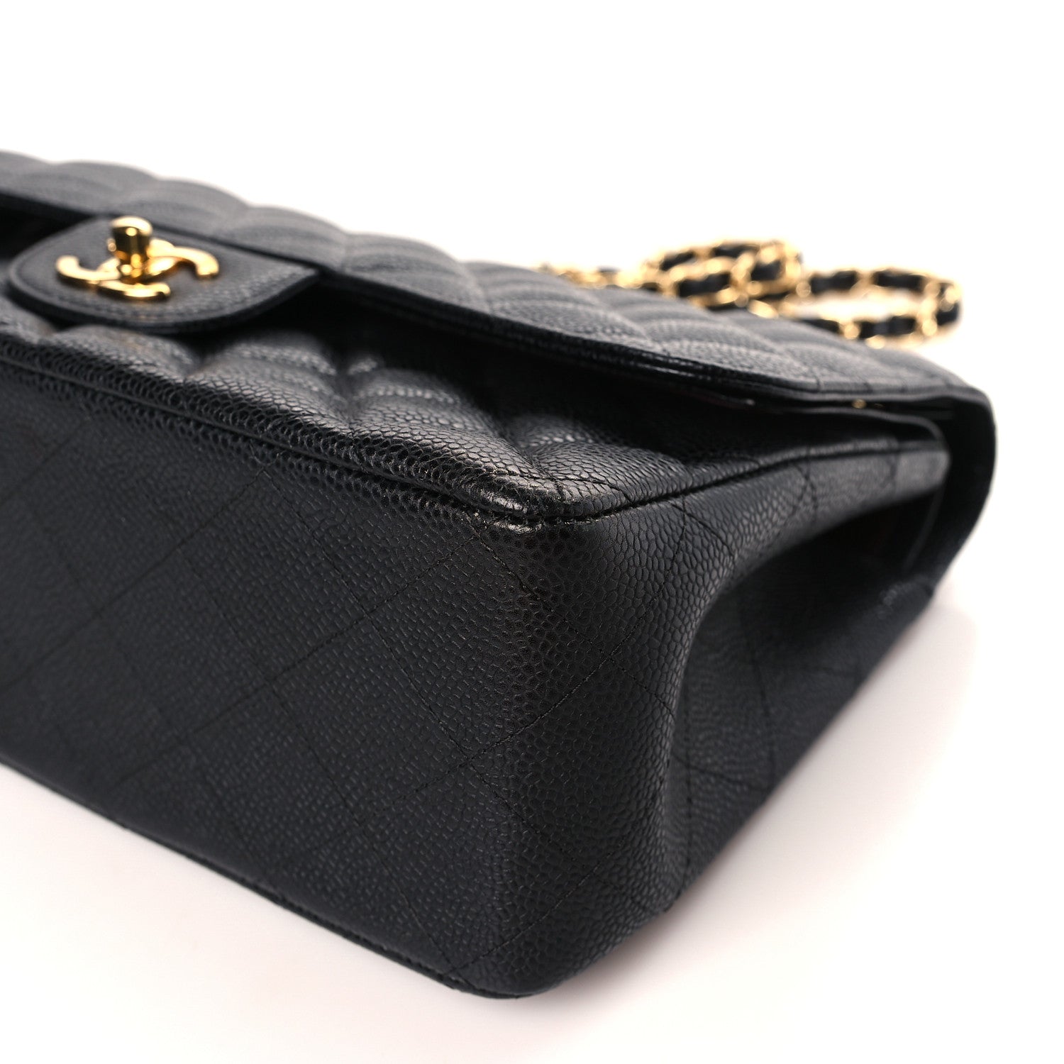 Chanel Caviar Quilted Jumbo Double Flap Black 9 of 9