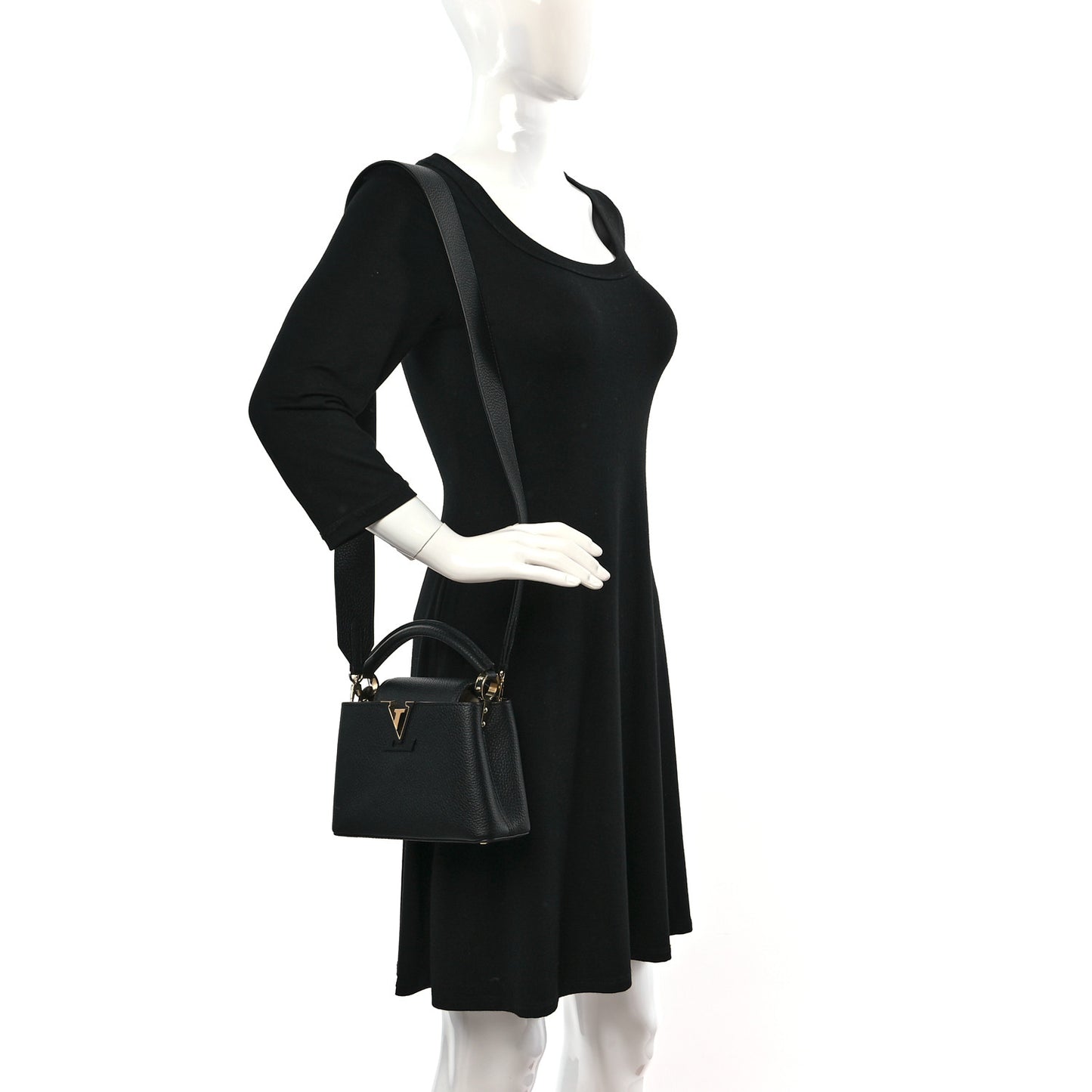 Taurillon Mini Capucines Black