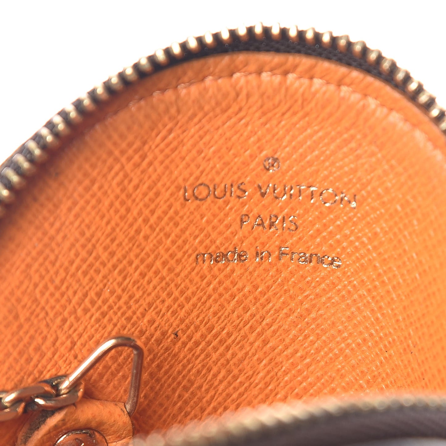 Monogram Groom Round Coin Purse