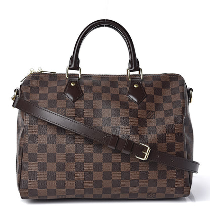 Louis Vuitton Damier Ebene Speedy Bandouliere 30 1 of 10