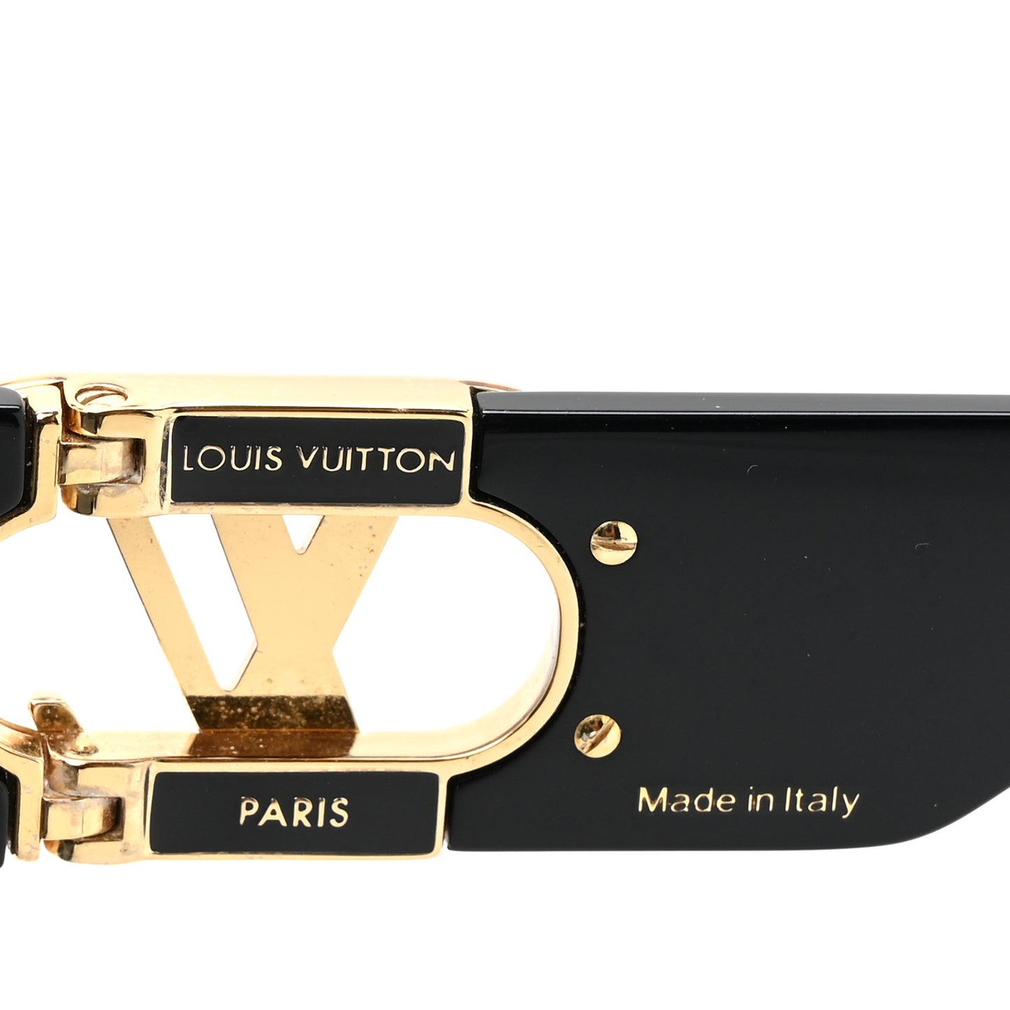 Acetate LV Link Square Sunglasses Z1478W Black