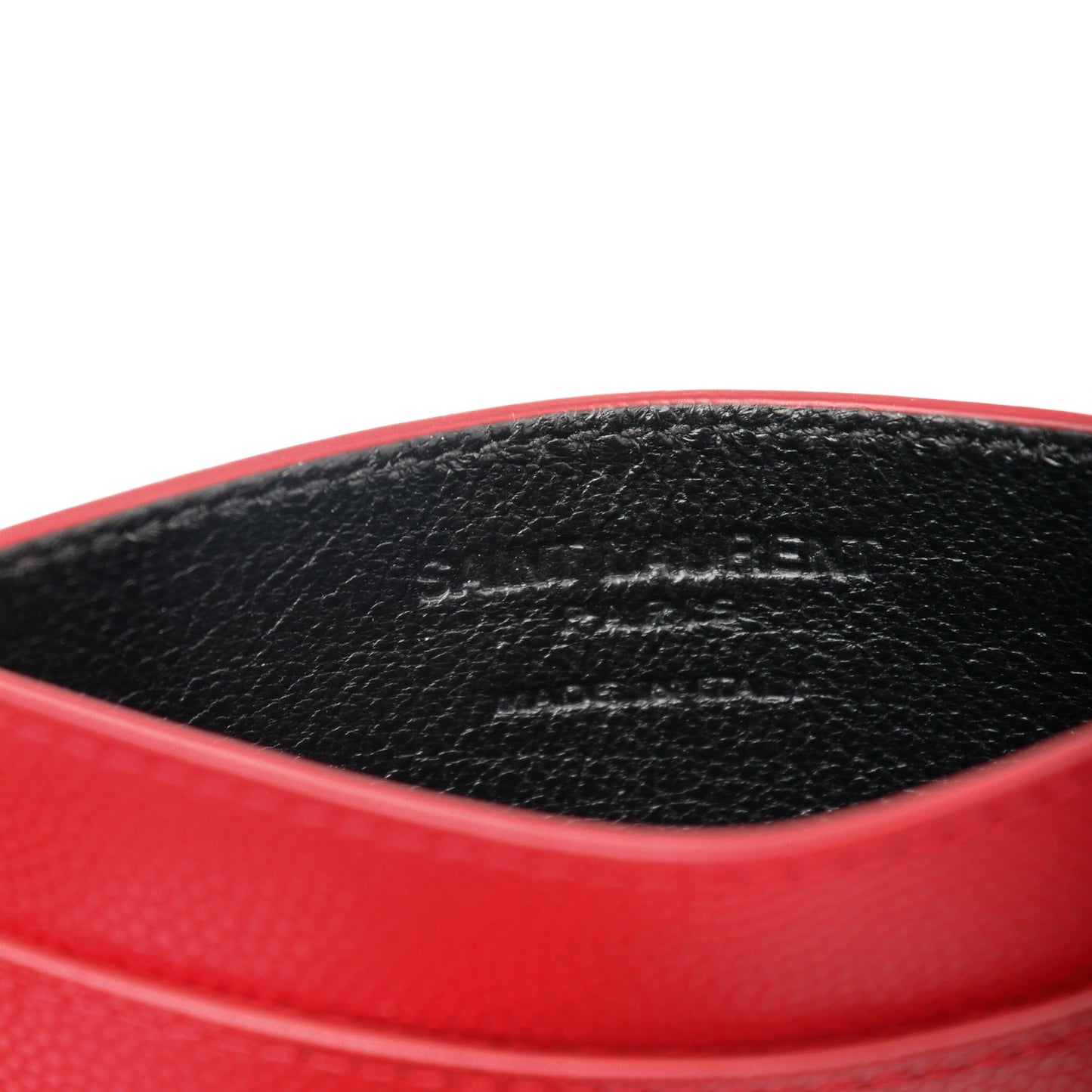 Grain De Poudre Card Case Red