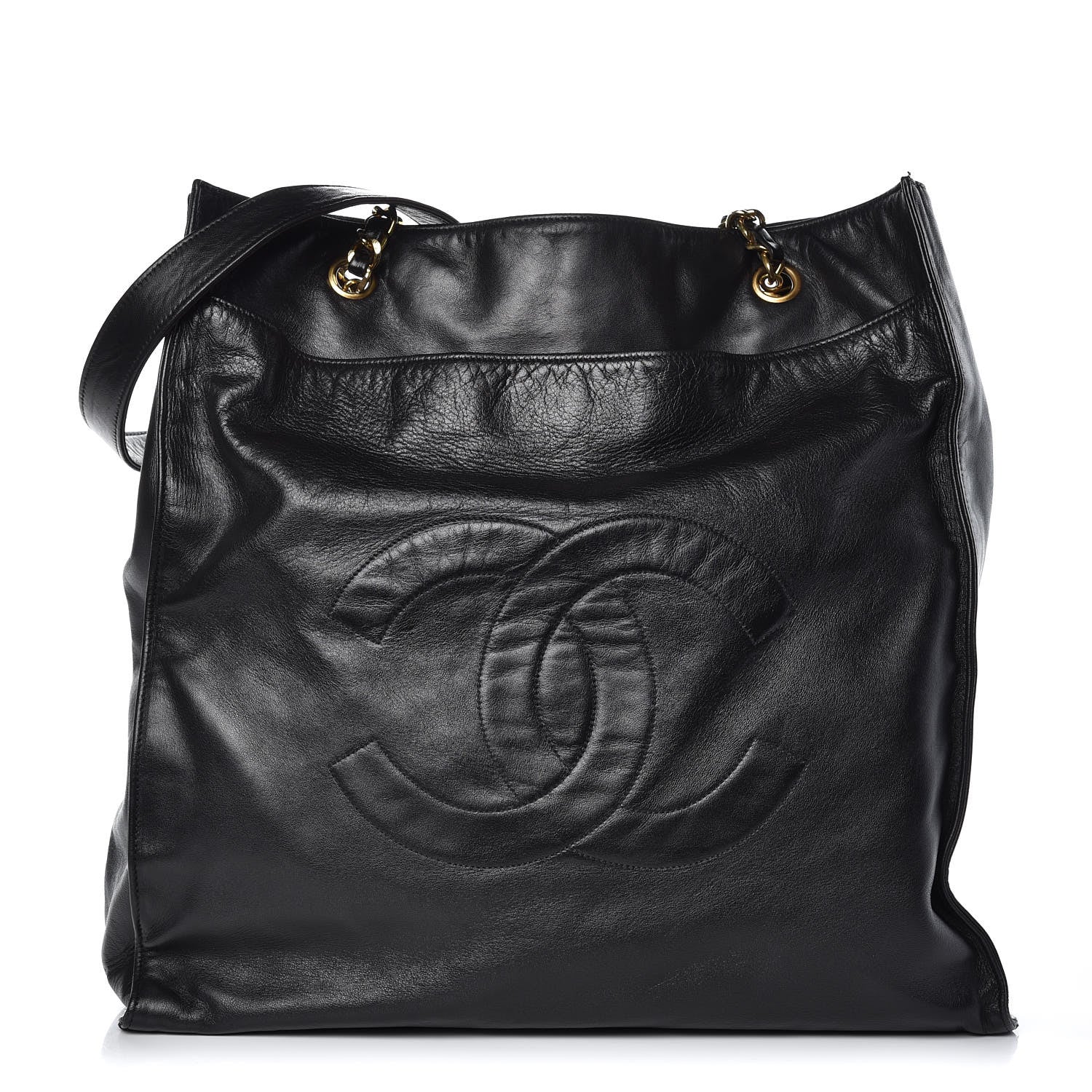 Chanel Lambskin CC Shoulder Bag Black 1 of 11