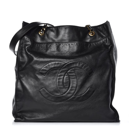 Chanel Lambskin CC Shoulder Bag Black 1 of 11