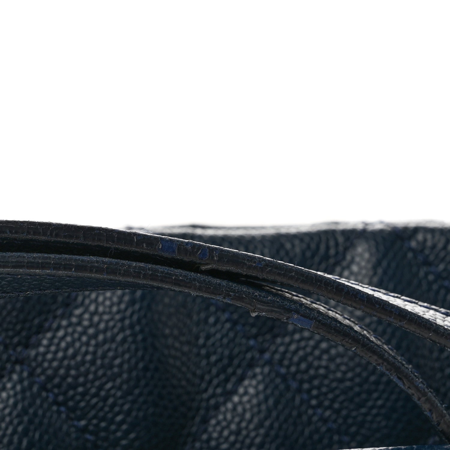 Chanel Caviar Timeless CC Soft Tote Navy Blue 10 of 11
