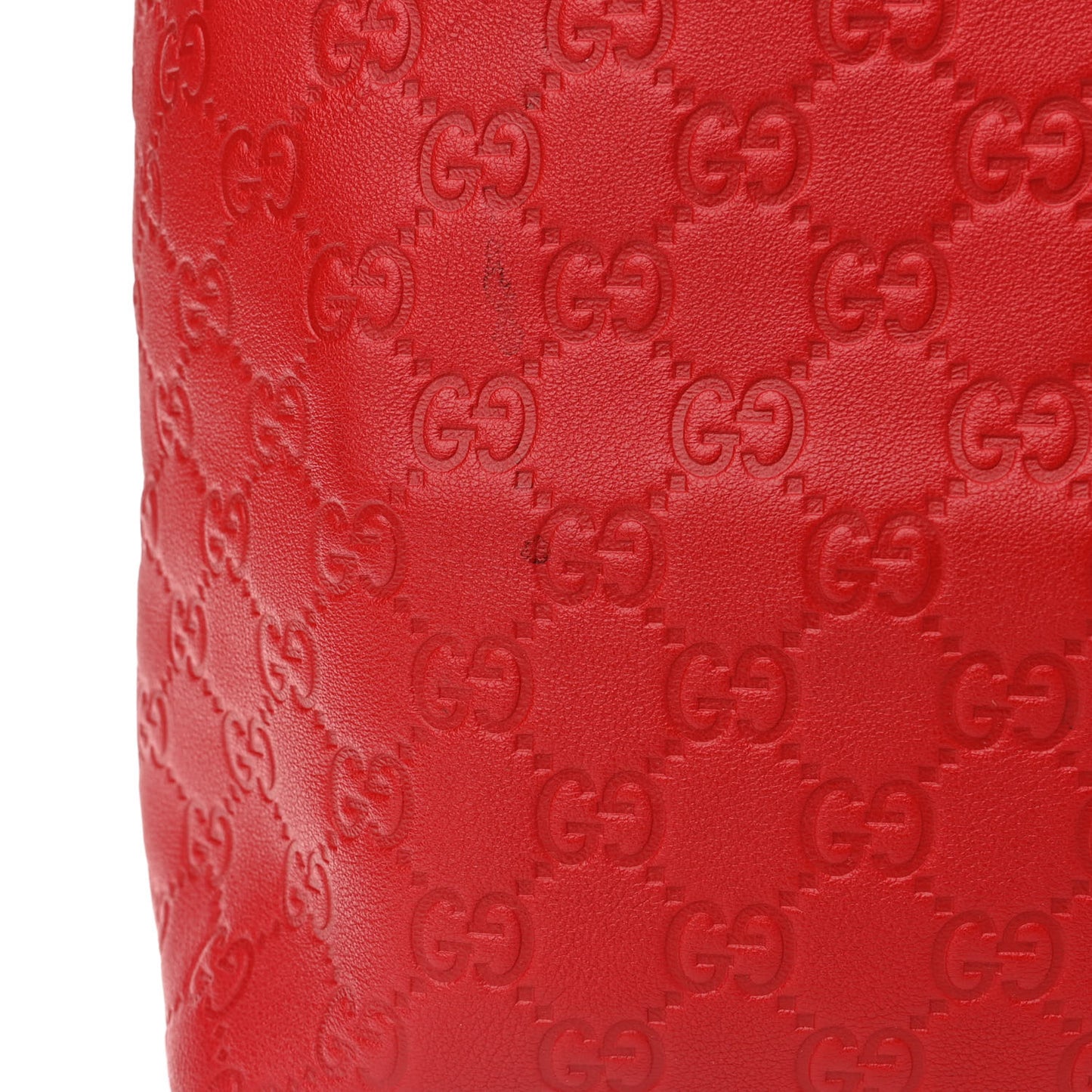 Guccissima Medium Zippered Shopping Tote Red