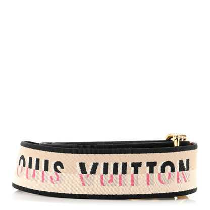 Louis Vuitton Jacquard Speedy Bandouliere 20 Shoulder Strap Black 2 of 4