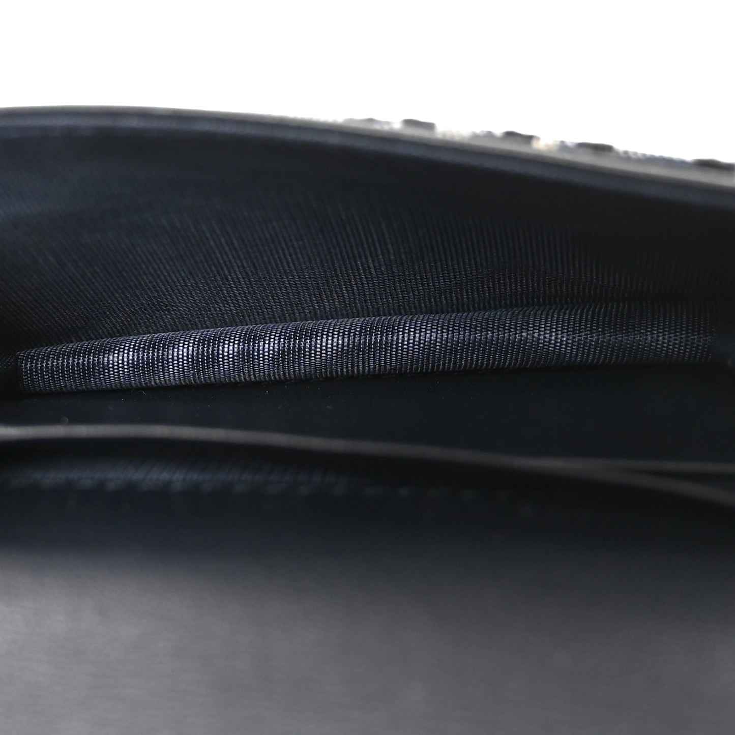 Oblique Saddle Card Holder Blue