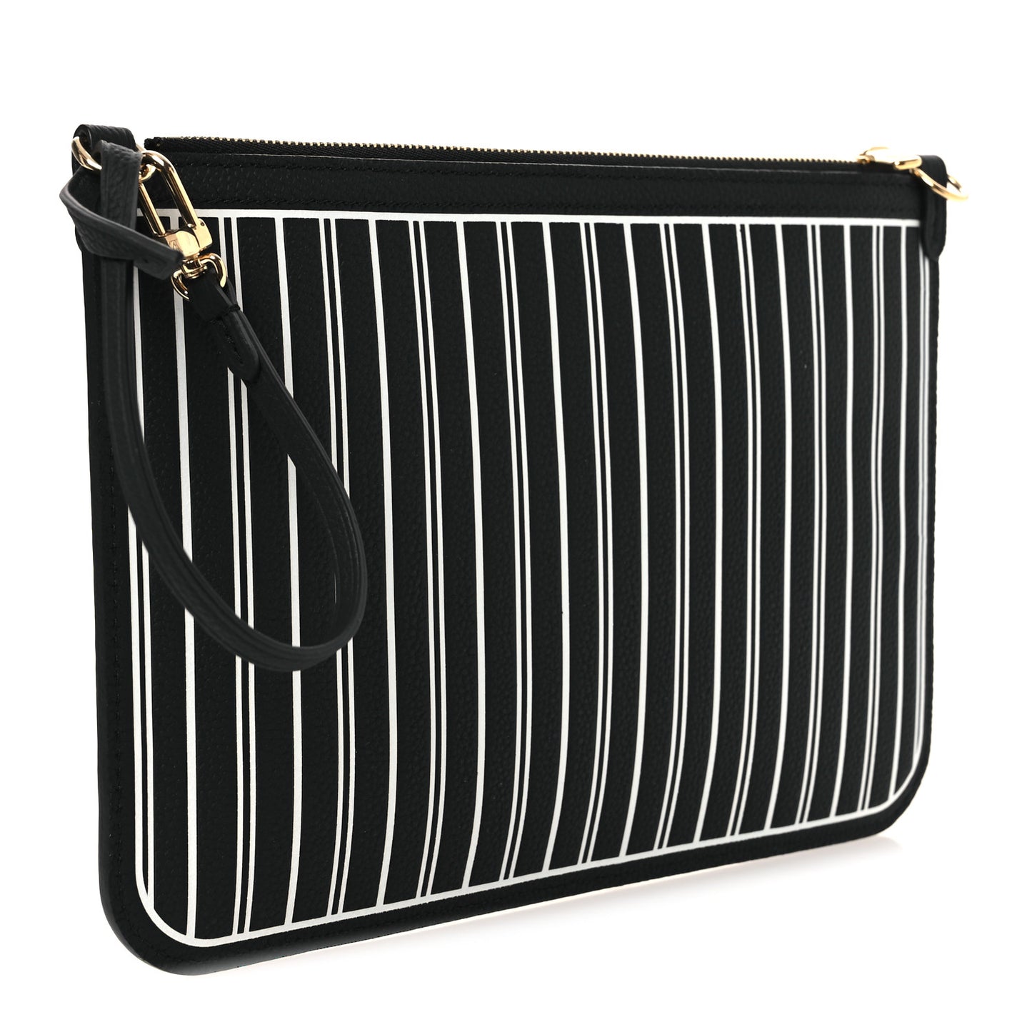Calfskin Neverfull Inside Out MM Pochette Black