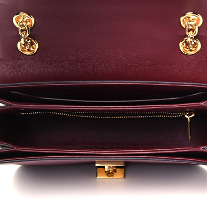 Celine Shiny Calfskin Medium C Bag Light Burgundy 5 of 9
