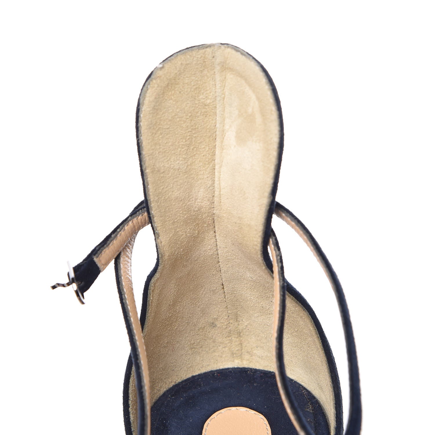 Christian Louboutin Veau Velours Mascara 70 Pumps 35.5 Marine 6 of 9