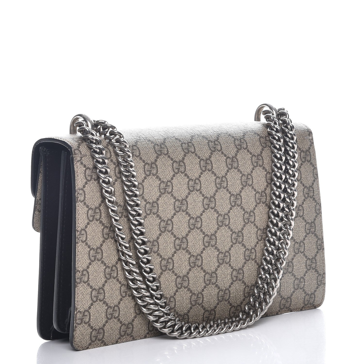 Gucci GG Supreme Monogram Small Dionysus Shoulder Bag Black 4 of 12