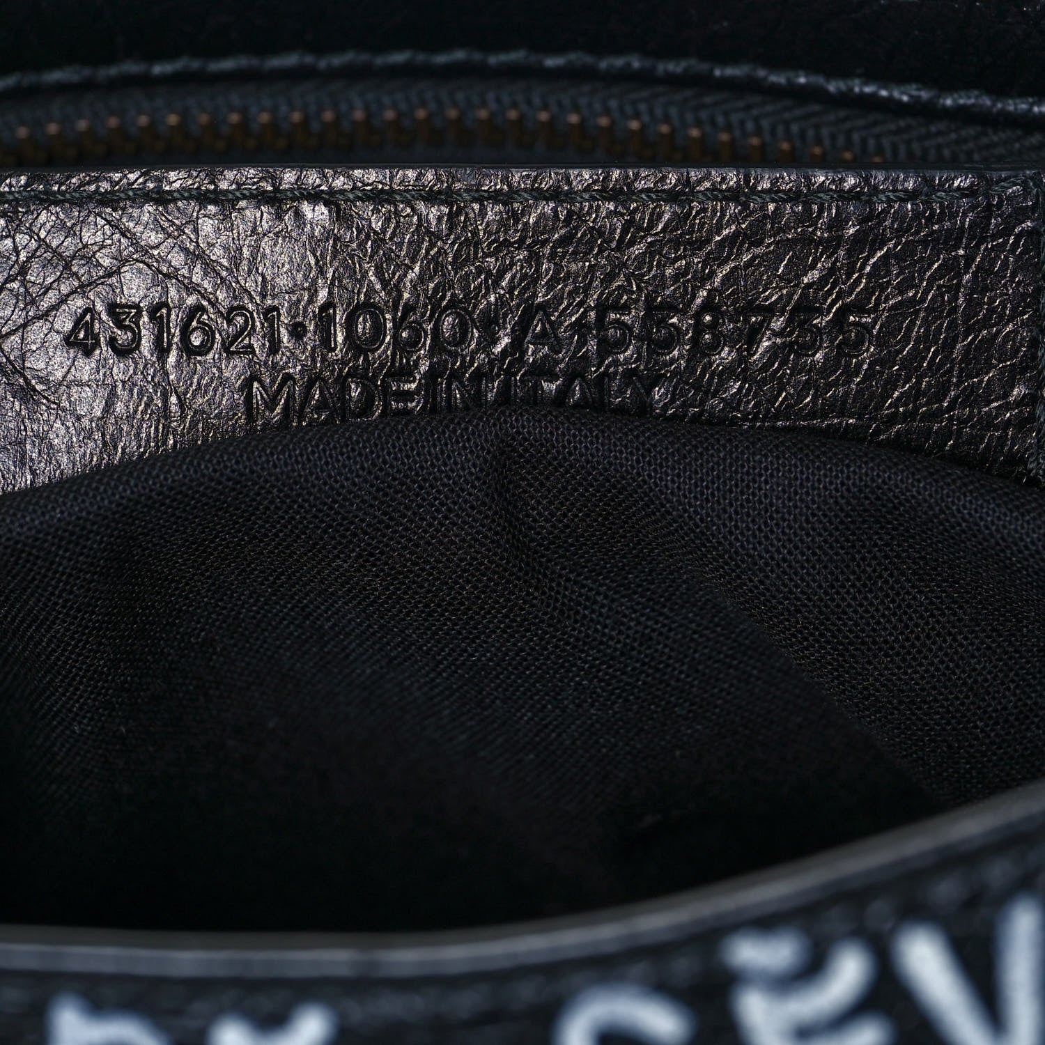 Balenciaga Agneau Graffiti All Over Classic Hardware S City Black Multicolor 7 of 12