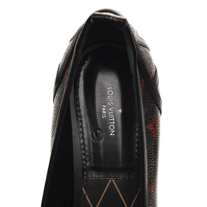 Louis Vuitton Monogram Infrarouge New Revival Ballerina Flats 41 Black 6 of 8