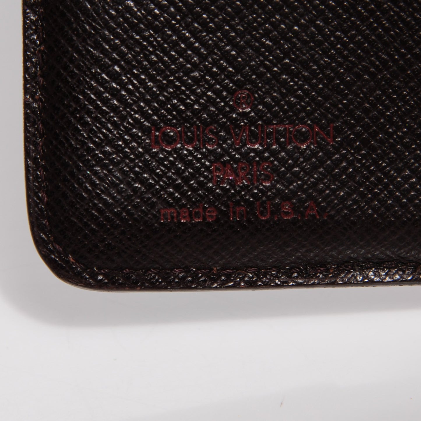 Damier Ebene Zippe Zipped Compact Wallet