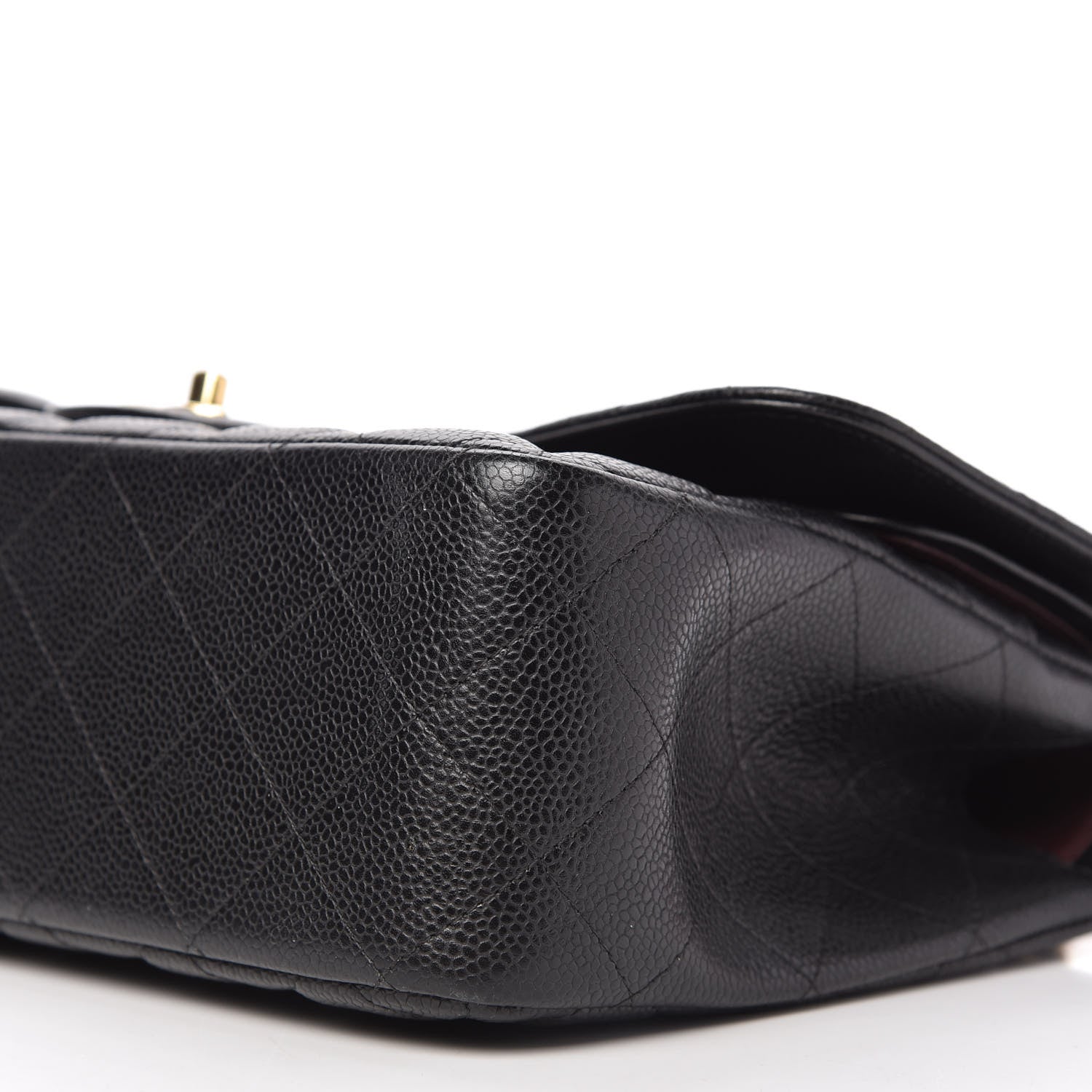 Chanel Caviar Quilted Jumbo Double Flap Black 7 of 12
