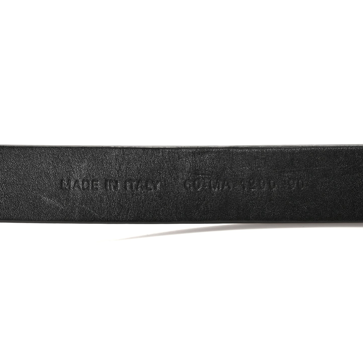 Calfskin Saddle Belt 90 Black