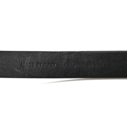 Christian Dior Calfskin Saddle Belt 90 Black 3 of 6