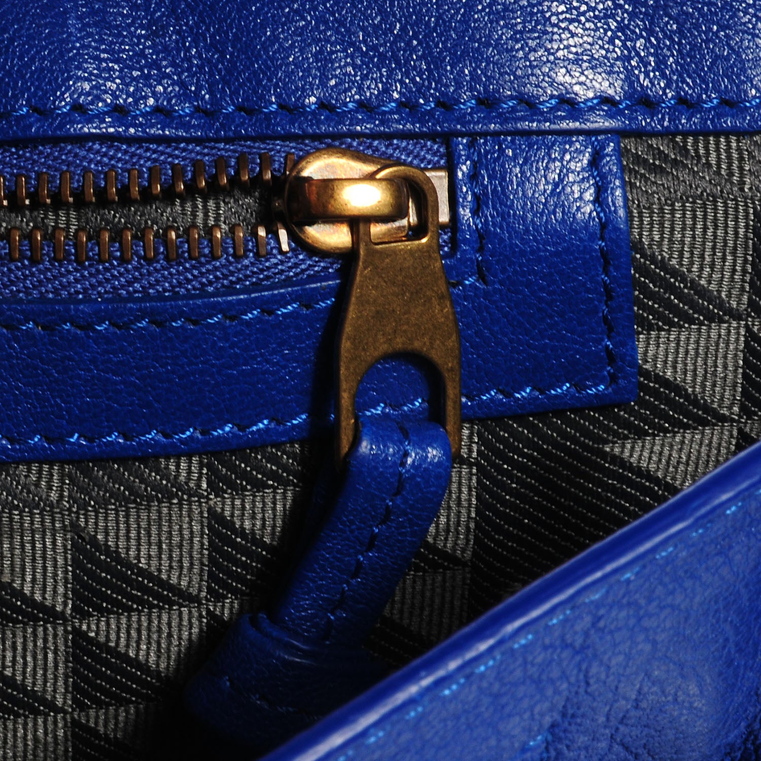 Proenza Schouler Lambskin Medium PS1 Satchel Royal Blue 10 of 12