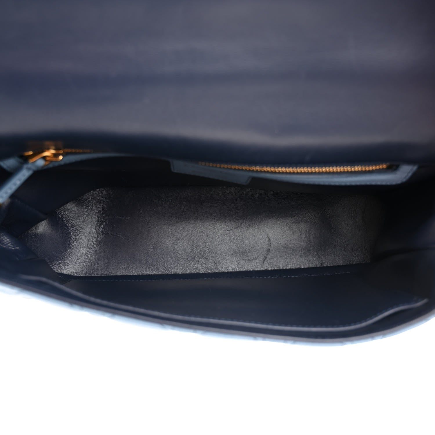 Christian Dior Lambskin Cannage Gradient Large Caro Bag Indigo Blue 5 of 15