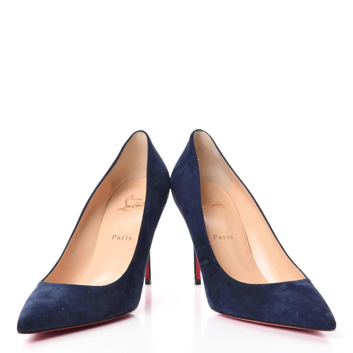 Christian Louboutin Veau Velours So Kate 85 Pumps 41 Navy 6 of 17