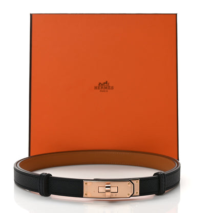 Hermes Epsom Kelly Belt Black 5 of 5