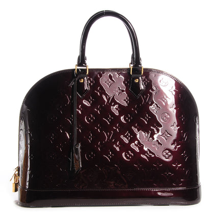 Louis Vuitton Vernis Alma GM Amarante 1 of 7