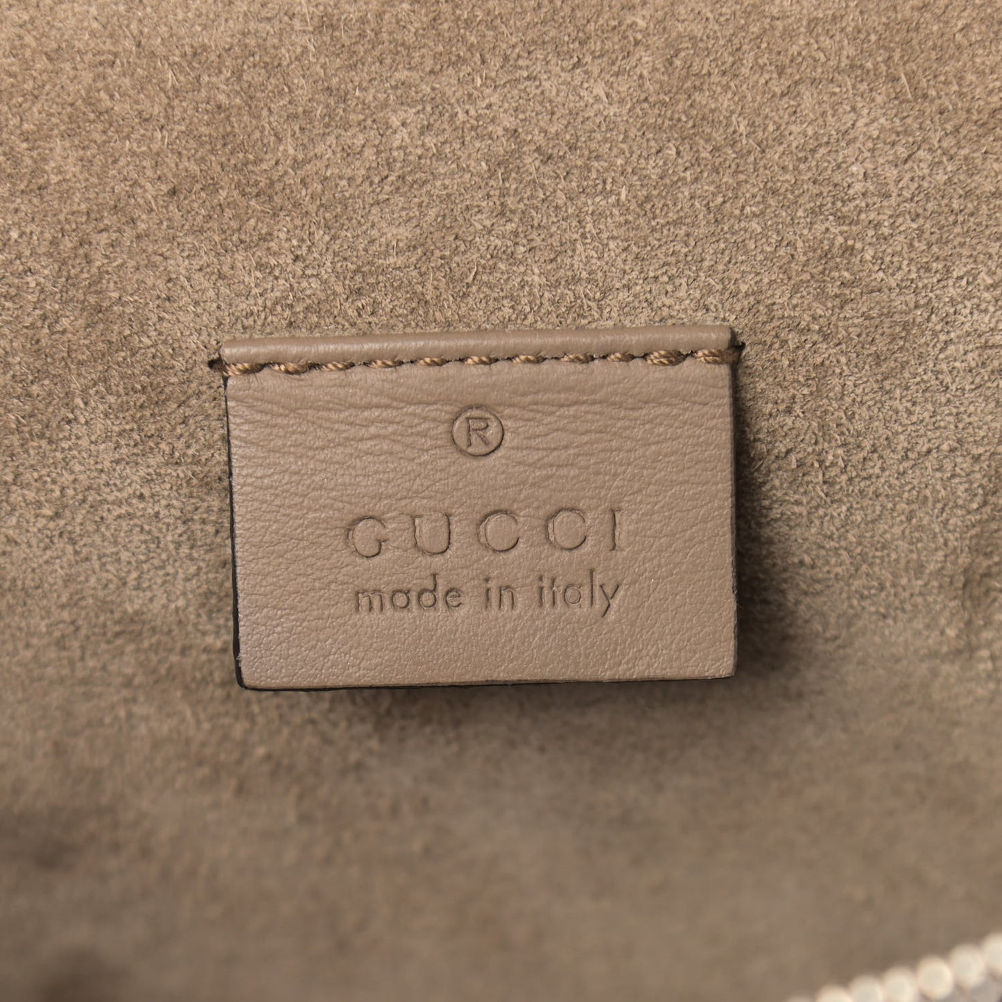 GG Supreme Monogram Small Dionysus Shoulder Bag Taupe